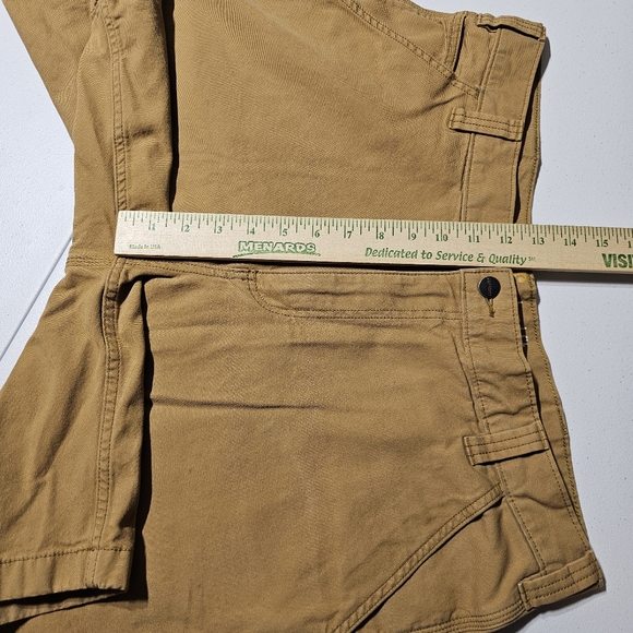 Carhartt Mens Shorts Rugged Flex Relaxed Fit Size 38 Khaki Canvas 9.5" Inseam - Picture 11 of 12